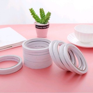 Băng keo 2 mặt băng dính giấy siêu dai siêu dính loại tốt khổ 1cm