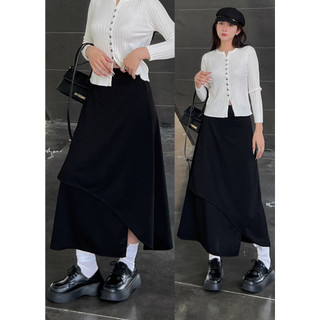 Chân váy midi xẻ tà cạp cao chất umi - 247store.vn - cvmidi379_p8k3