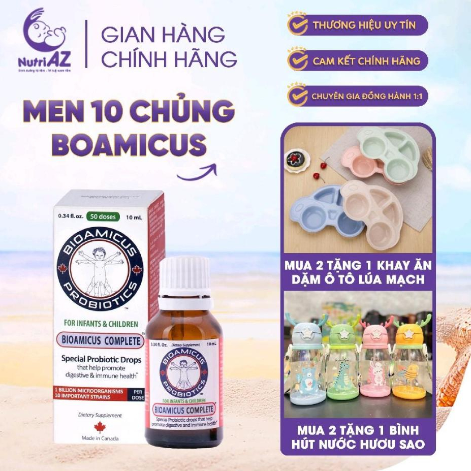 Men Vi Sinh 10 Chủng BioAmicus NHẬP KHẨU CANADA