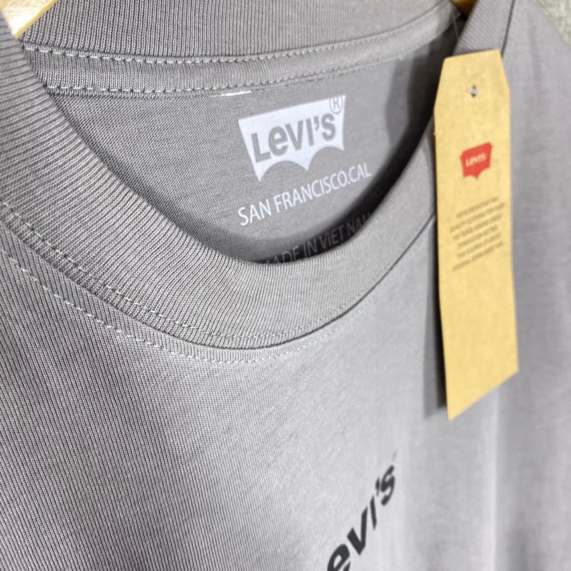 Áo Thun le.Vi’s4Line Unisex Thun 100% cotton 2 chiều co dãn - Hàng Chuẩn hình Full bọc tag box