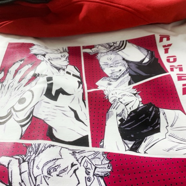 Áo phông Jujutsu Kaisen: Sukuna Collage 100% Cotton Nam / Nữ by The Runaway
