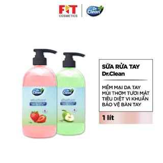 Sữa Rửa Tay Dr.Clean 1L – Sạch Khuẩn 99.9%, Dưỡng Ẩm & Lưu Hương Trái Cây Tự Nhiên