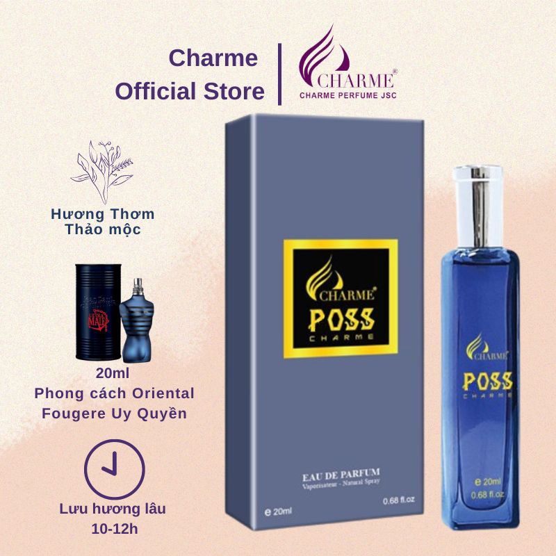 Nước hoa Nam Poss Charme 20ml