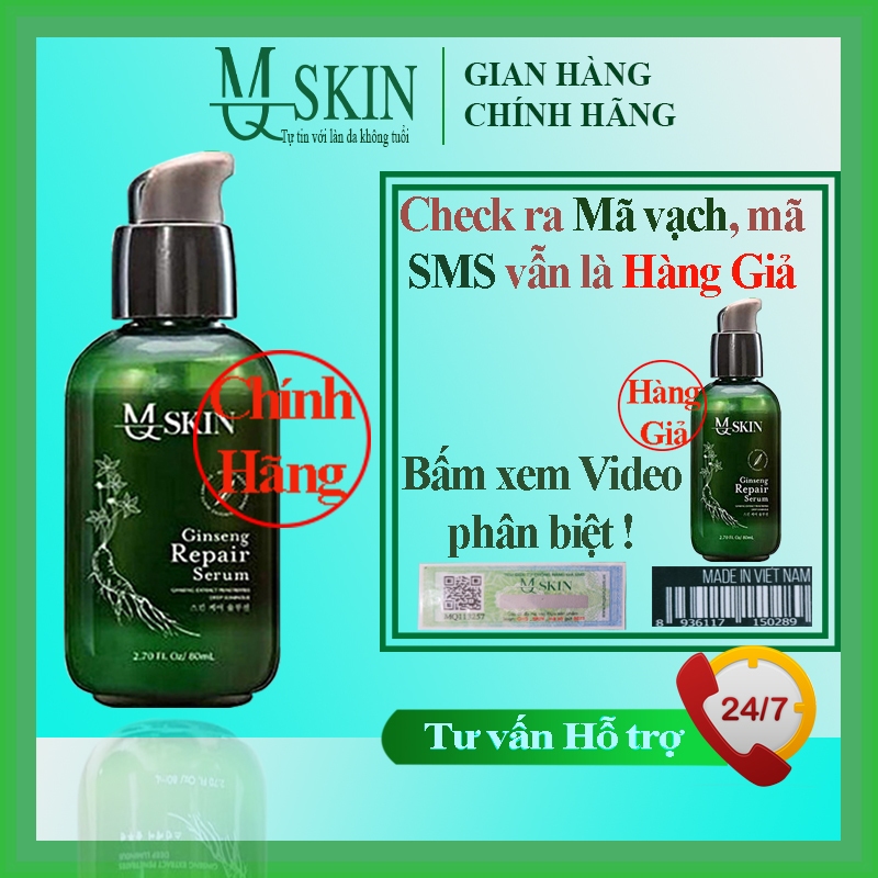 Mq Skin Chính Hãng Thay Da Nhân Sâm MQ Skin Tái Tạo Da Nhân Sâm Mq skin