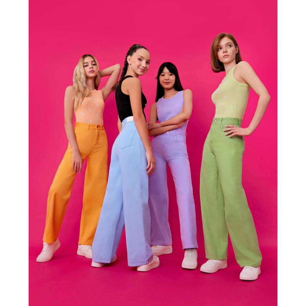 Quần ống rộng gzj cho mẹ và bé