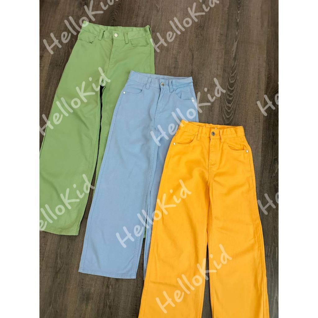 Quần ống rộng gzj cho mẹ và bé