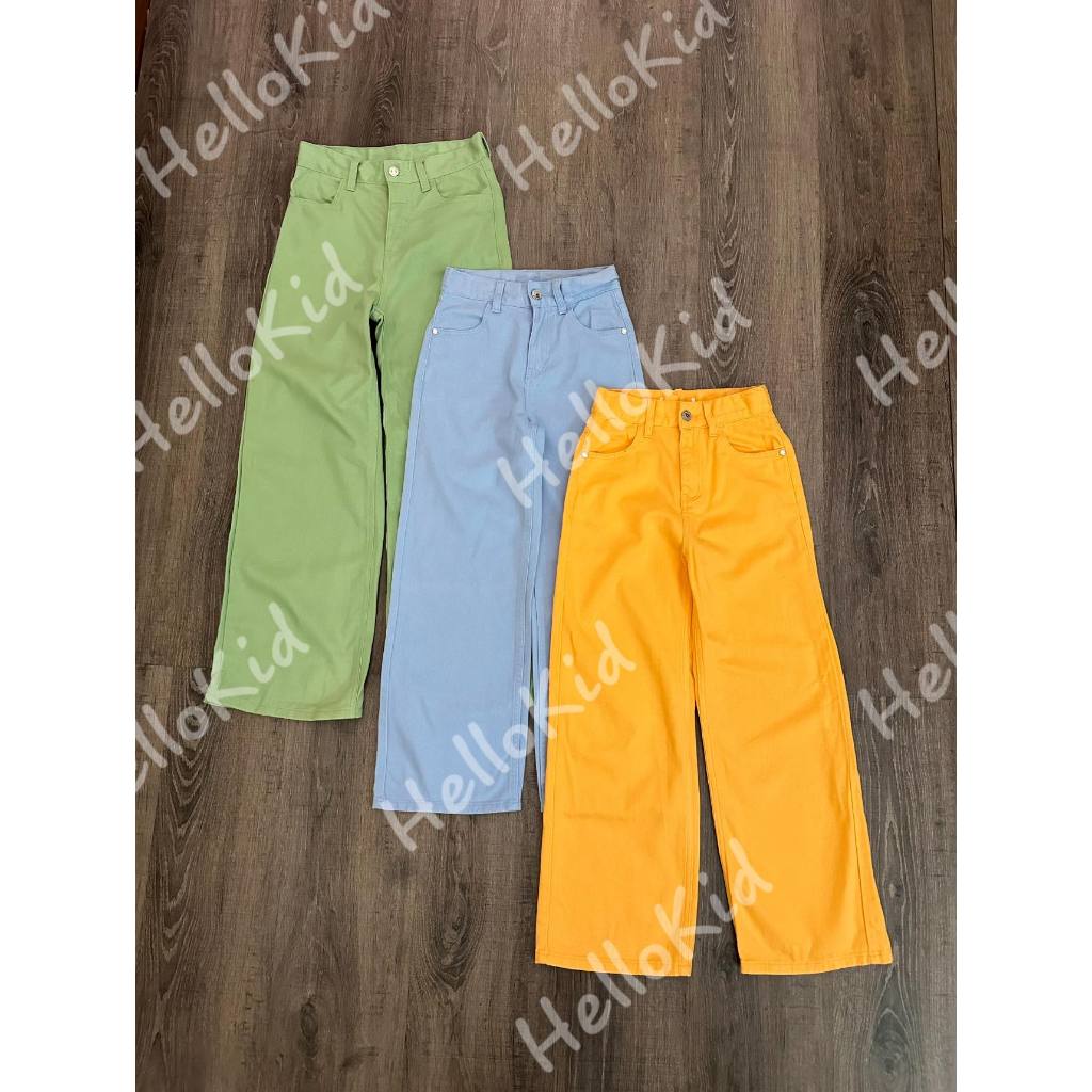 Quần ống rộng gzj cho mẹ và bé