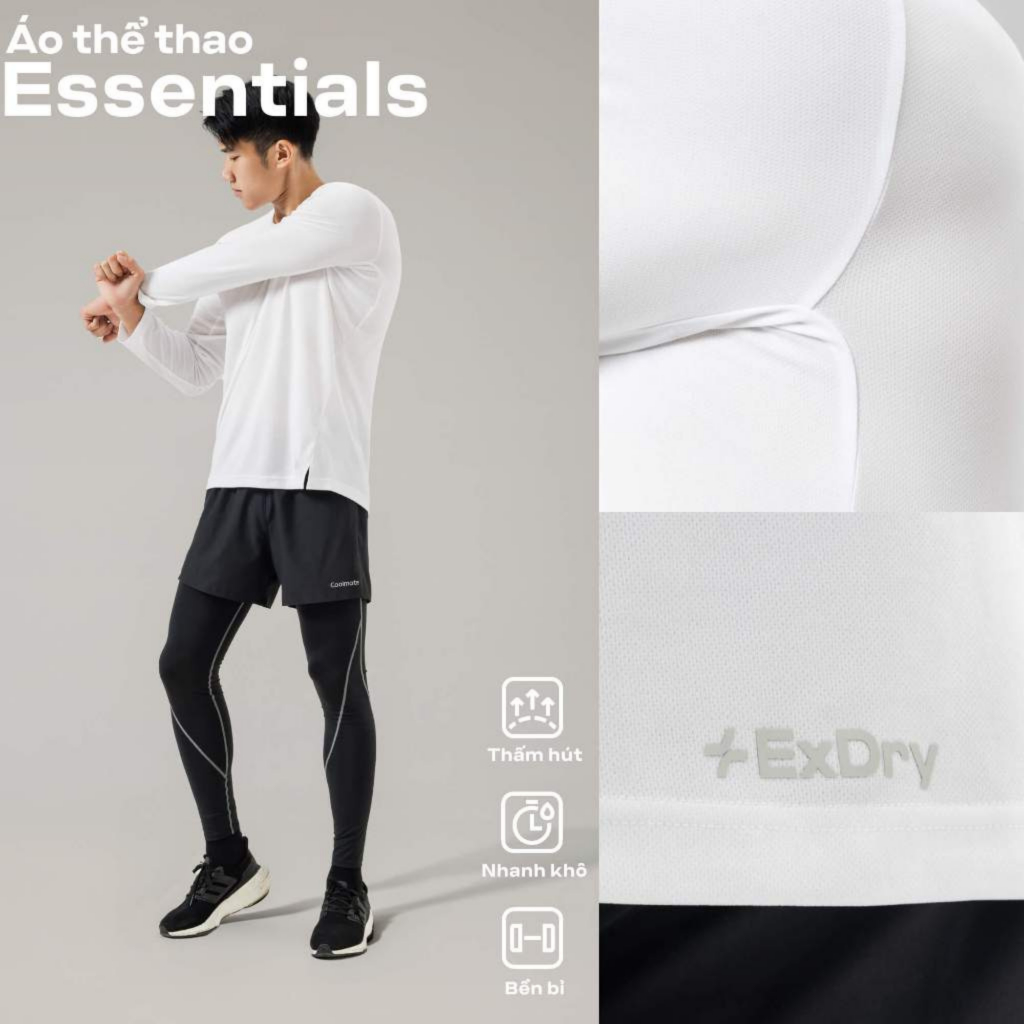 Đồ bộ Set thể thao nam Active thoải mái vận động - Thương hiệu Coolmate