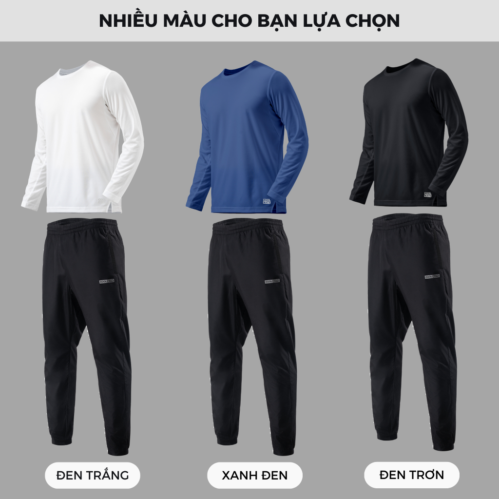 Đồ bộ Set thể thao nam Active thoải mái vận động - Thương hiệu Coolmate