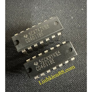 Cd4011 ic cd4011be 4011 cắm dip-14 chính hãng ti