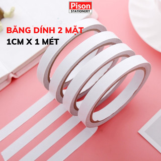 Băng dính 2 mặt siêu dai siêu dính Pison chắc chắn, dài 1 mét - SP0325 - 1 cuộn