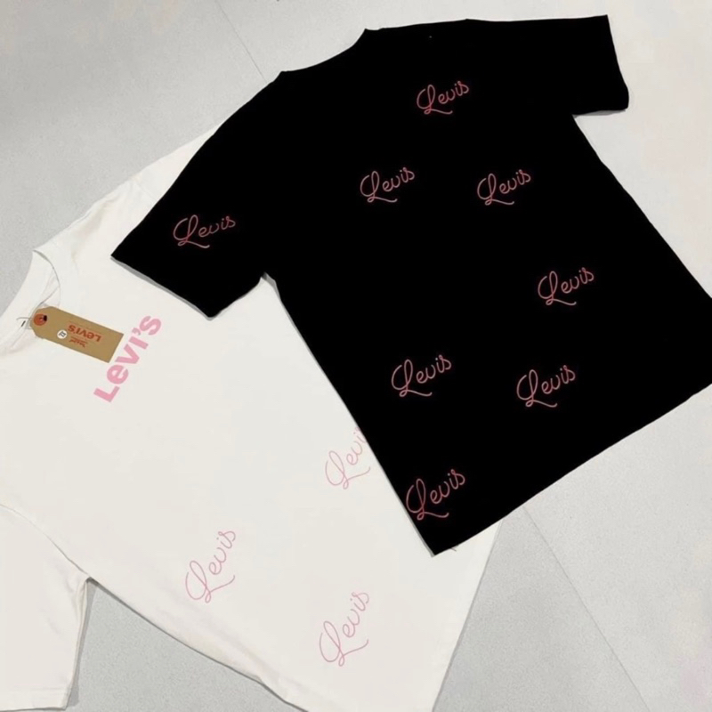 Áo Thun le.Vi’s4Line Unisex Thun 100% cotton 2 chiều co dãn - Hàng Chuẩn hình Full bọc tag box