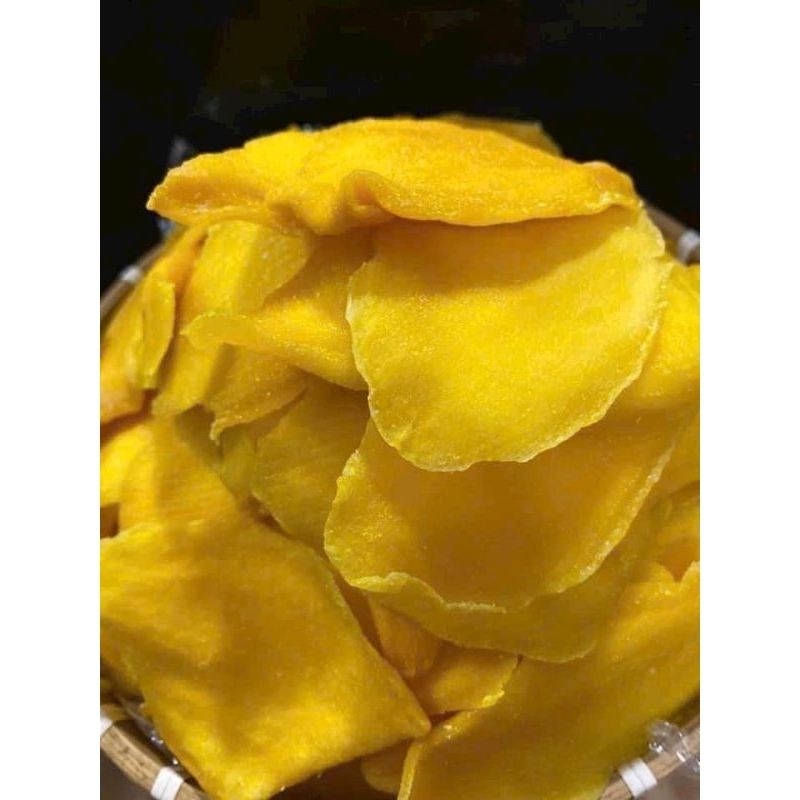 Xoài cát sấy lạnh dẻo mềm - Hộp 350gam - Trái cây sấy mộc Organic