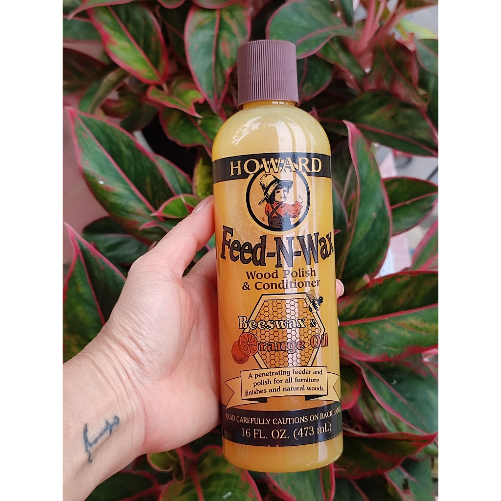 Kem làm bóng và dưỡng ẩm cho đồ gỗ nội ngoại thất Feed-N-Wax Wood Polish & Conditioner