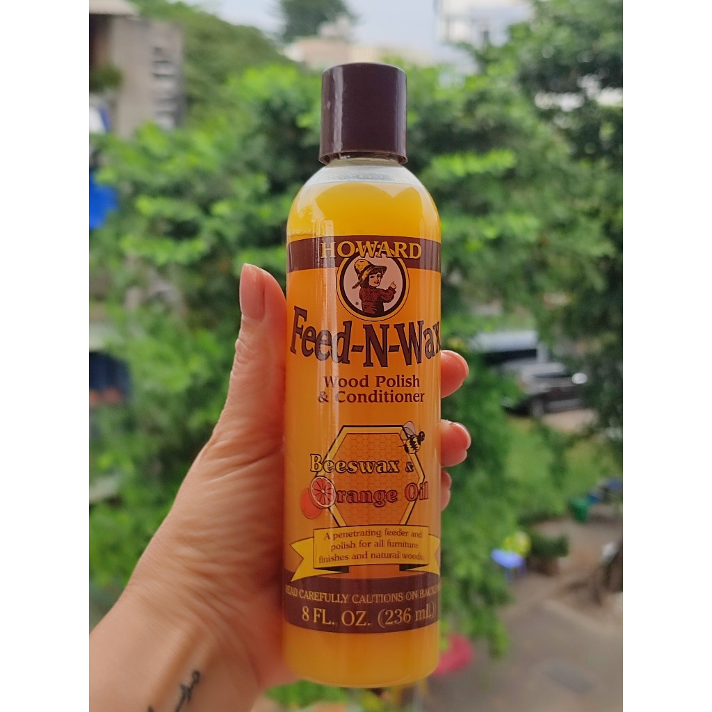 Kem làm bóng và dưỡng ẩm cho đồ gỗ nội ngoại thất Feed-N-Wax Wood Polish & Conditioner