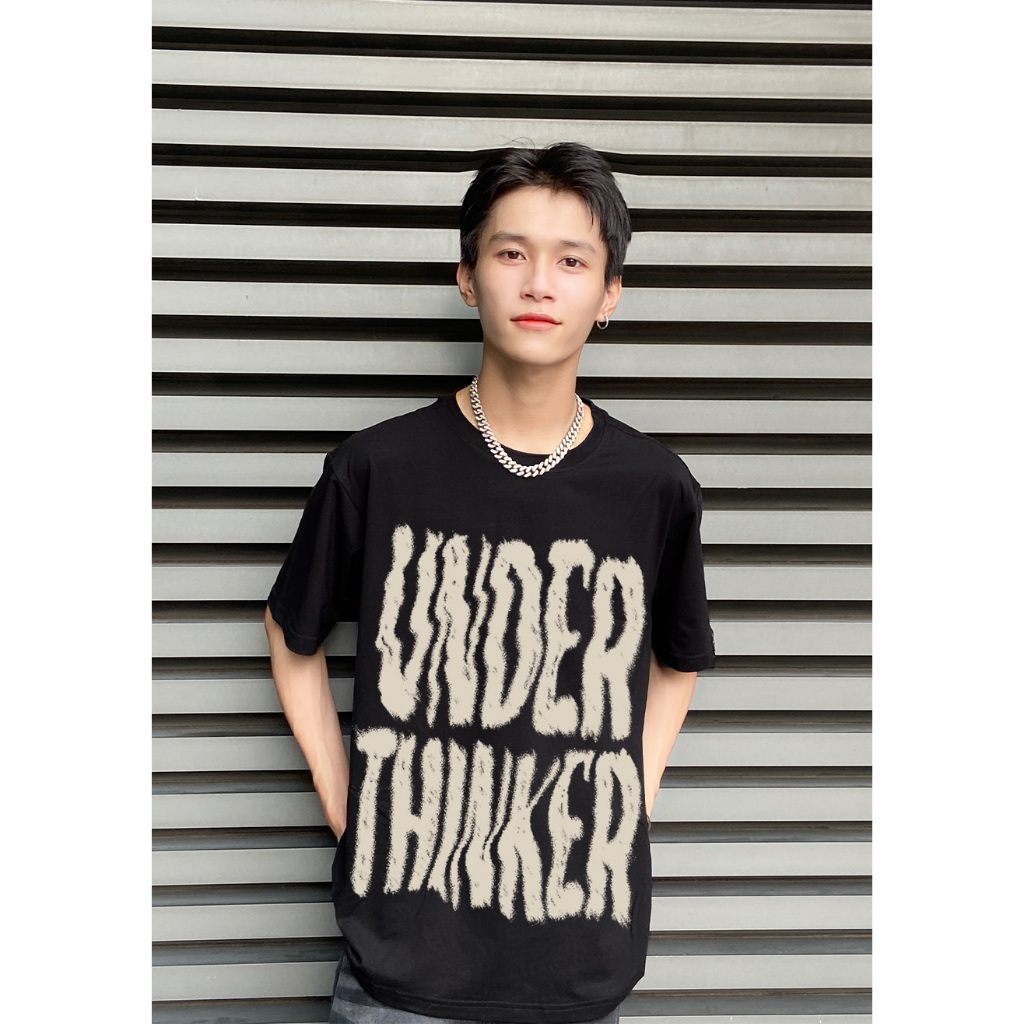 Áo thun Unisex form rộng tay lỡ Phông Nam Nữ UNDER THINKER | Local Brand Under Thinker