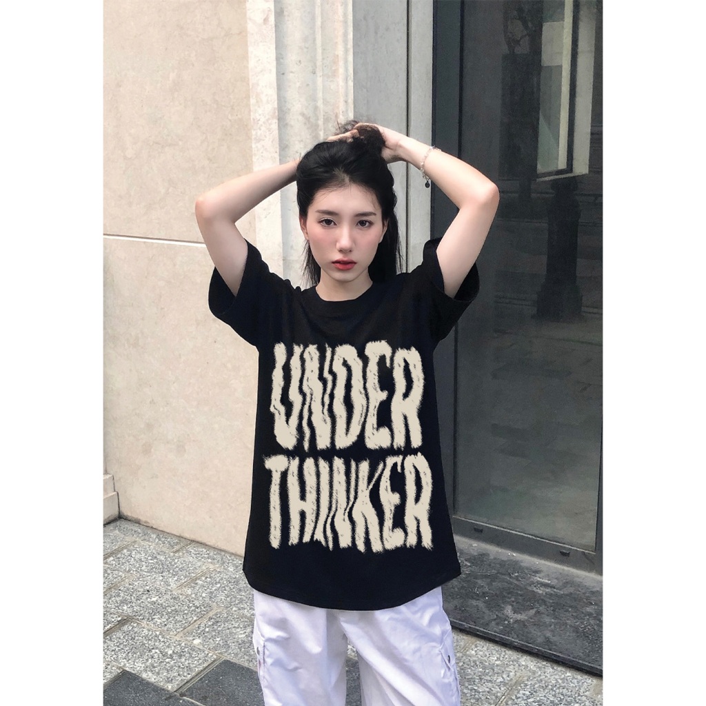 Áo thun Unisex form rộng tay lỡ Phông Nam Nữ UNDER THINKER | Local Brand Under Thinker