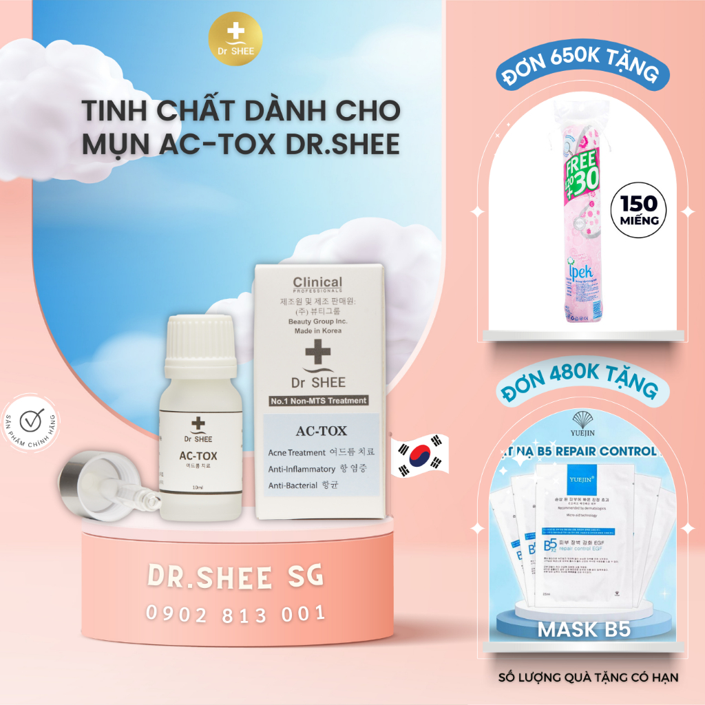 Tinh chất dành cho da mụn ACTOX Dr.Shee, Tinh Chất AC-TOX DrShee