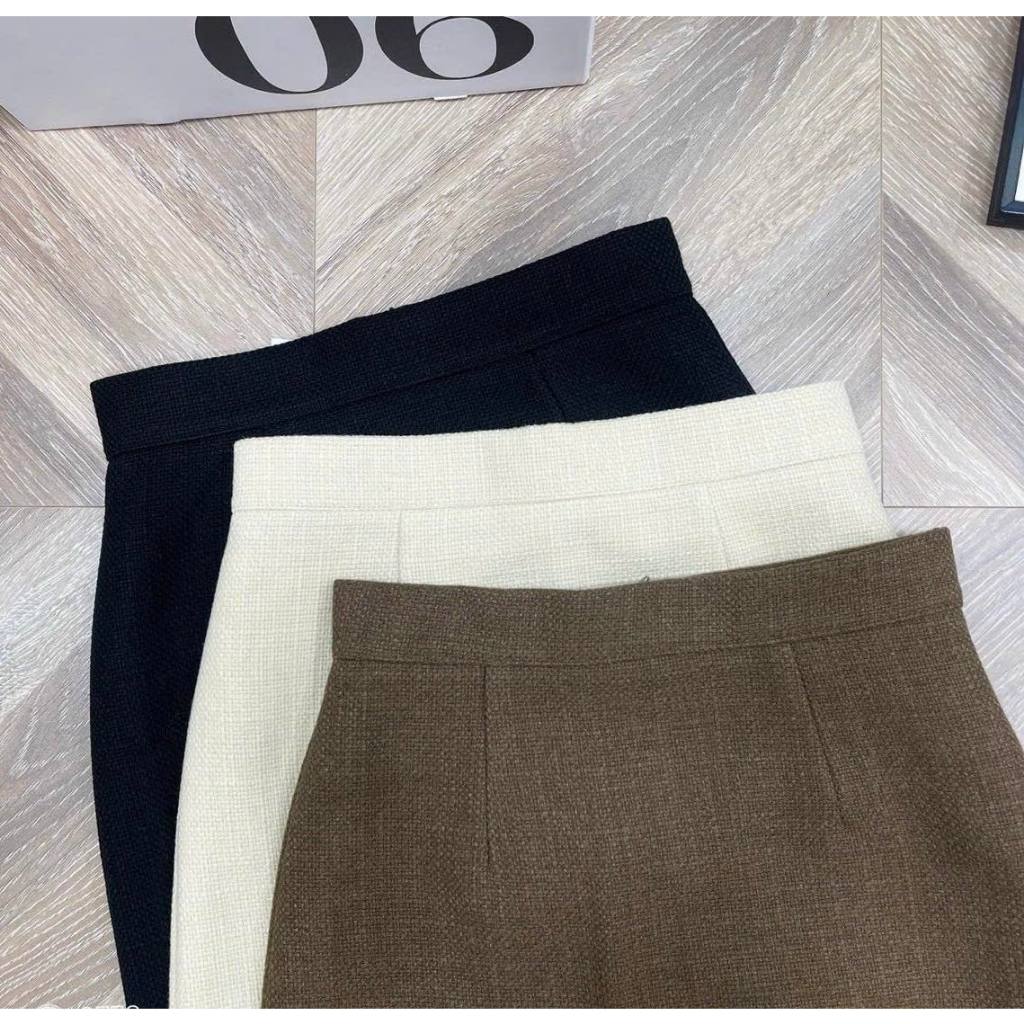 Min's Shoes - Chân Váy Dạ Dáng Xẻ Tà Thiết Kế Sang Trọng CV191