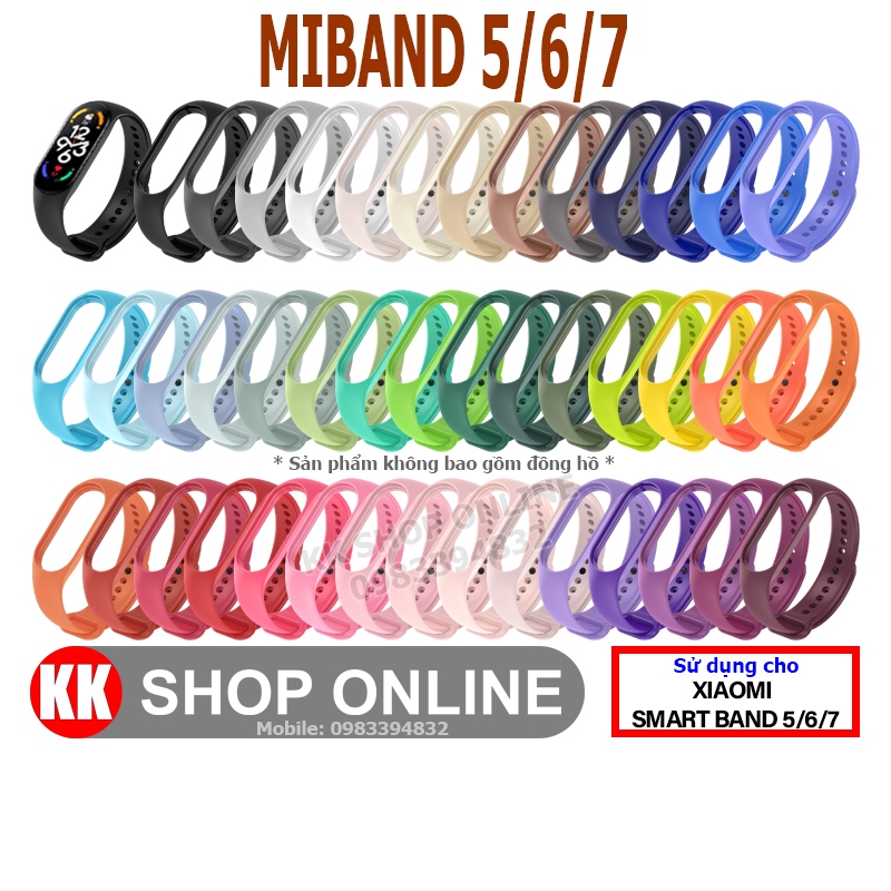 Dây đeo Xiaomi Miband 5 6 7