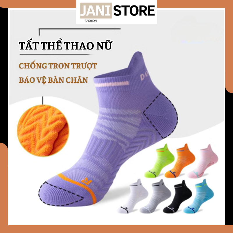 Vớ Thể Thao Dày Dặn Chuyên Dụng Dành Cho Nữ Chạy Bộ/ Bóng Rổ/ Bóng Đá/ Đi Xe Đạp/ Quần Vợt/ Trượt Tuyết