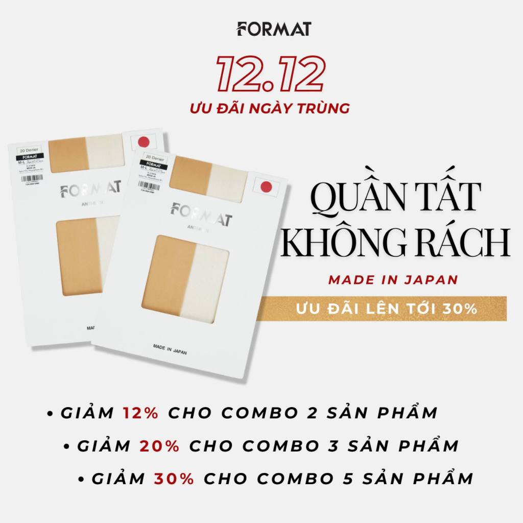 Quần tất nữ cao cấp FORMAT không rách 20D FL-0780W