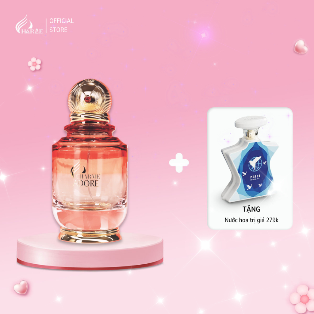 Nước hoa nữ chính hãng, Charme Adore, thơm lâu, hương thơm nữ tính, tôn vinh sự gợi cảm chai 100ml