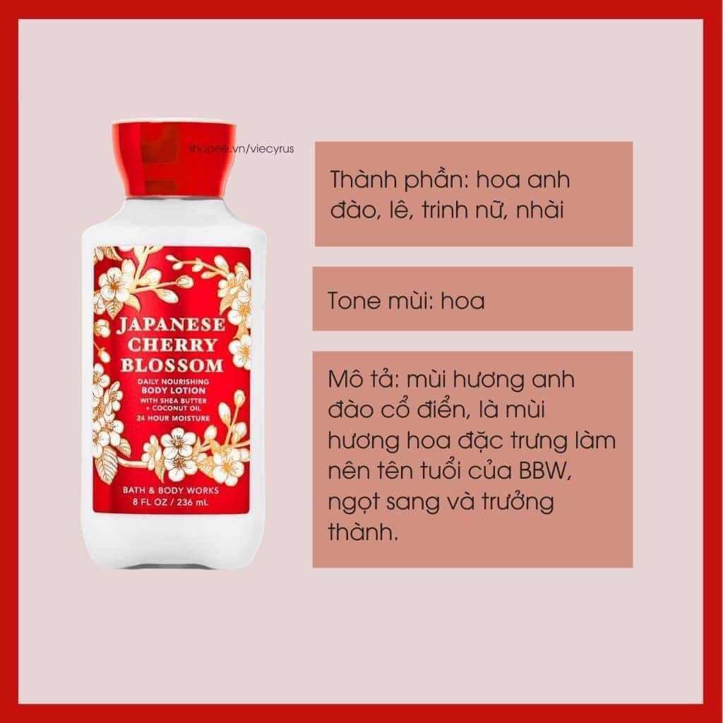 Lotion Dưỡng Thể Body Bath and Body Work
