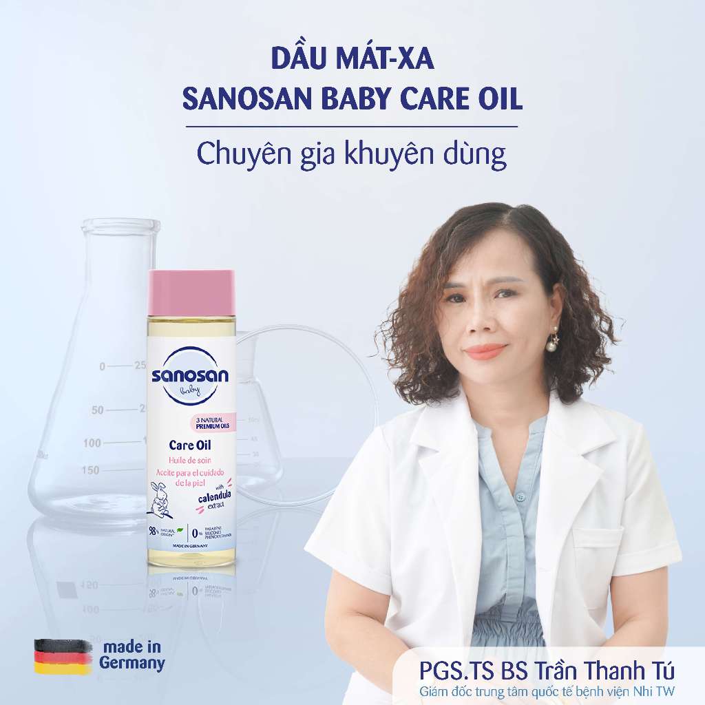 Dầu mát-xa Sanosan Baby Care Oil 100ML