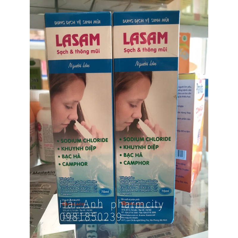 DD xịt mũi LaSam 70ml (người Lớn)
