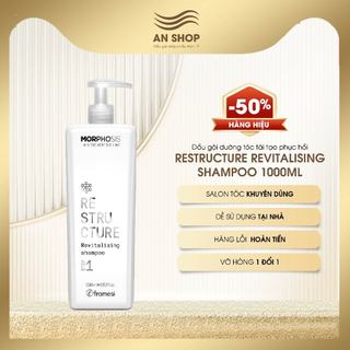 Dầu gội dưỡng tóc tái tạo phục hồi tóc hư tổn khô xơ restructure revitalising shampoo 1000ml chăm sóc tóc uốn nhuộm duỗi