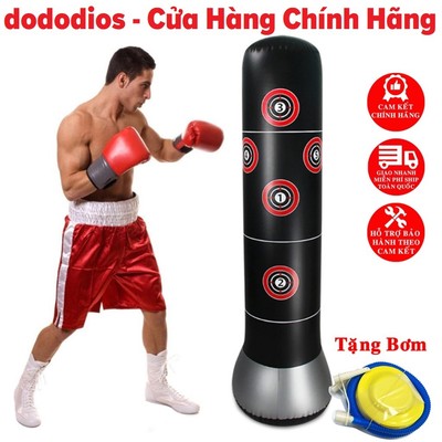 Vỏ Trụ Đấm Bốc Boxing Muay Thái Karate Tự Cân Bằng Cao Cấp – Kèm Bộ Bơm Hơi – Chính Hãng Dododios