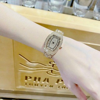 Đồng hồ nữ davena dây full đá sáng