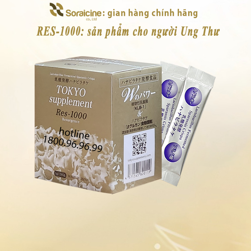 Tokyo Res 1000 - Hỗ Trợ Người Bệnh K - Chính Hãng Công Ty Soraicine