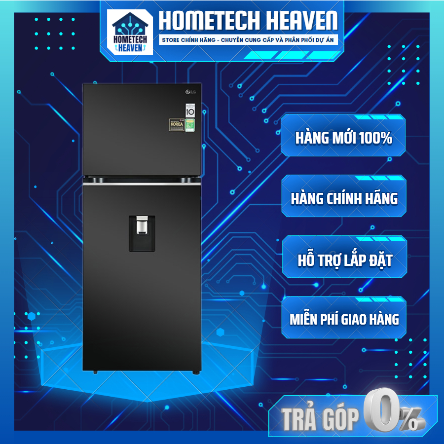 Tủ lạnh LG Inverter 374 lít GN-D372BL - Hàng Chính Hãng
