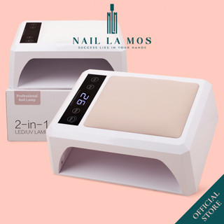 Máy hơ gel T9 chính hãng 80W 60 bóng LED/UV - Máy hơ móng nail đệm kê tay PU khoang rộng, nút cảm ứng (bảo hành 3 tháng)