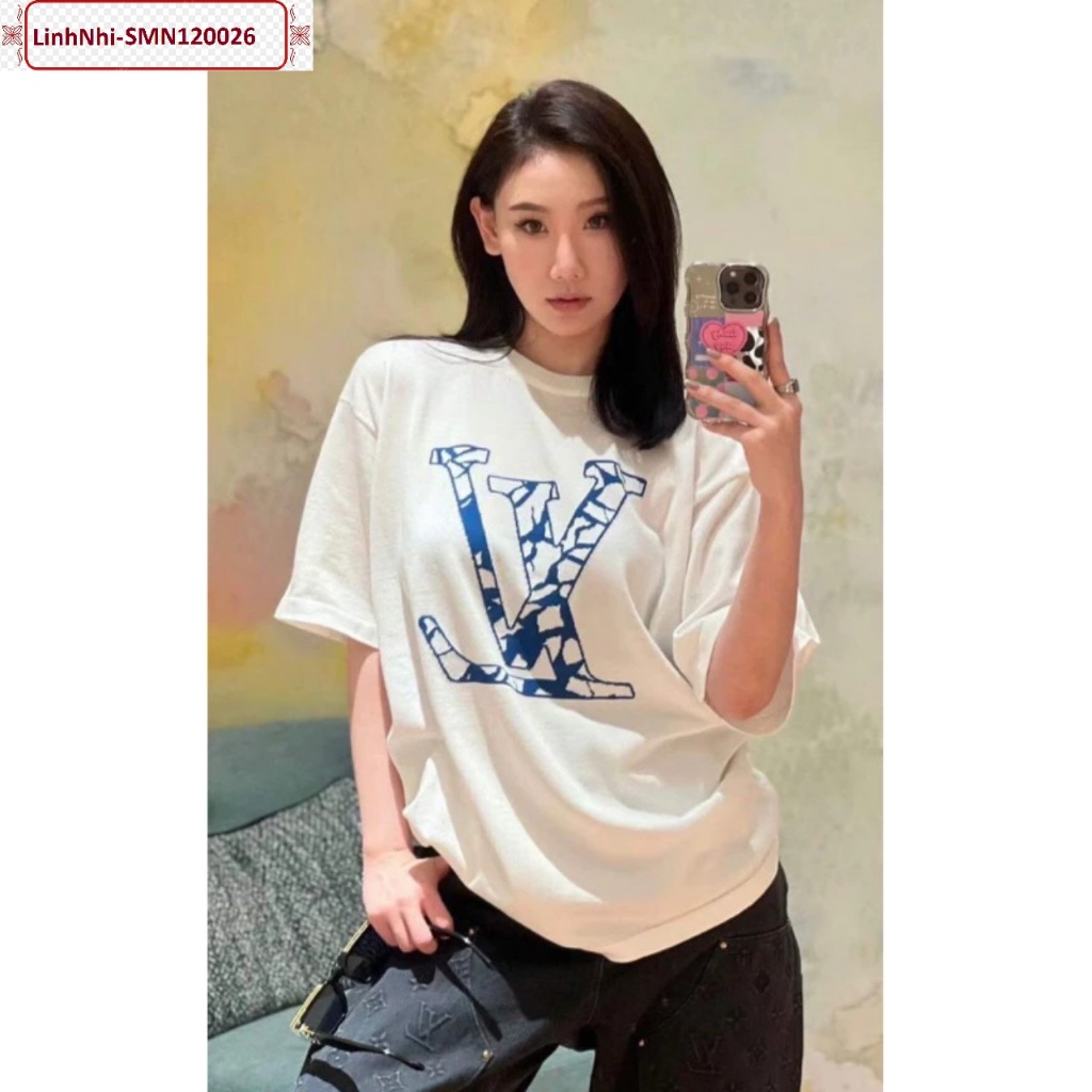 Áo thun L V nam nữ mùa hè hàng đẹp hottrend