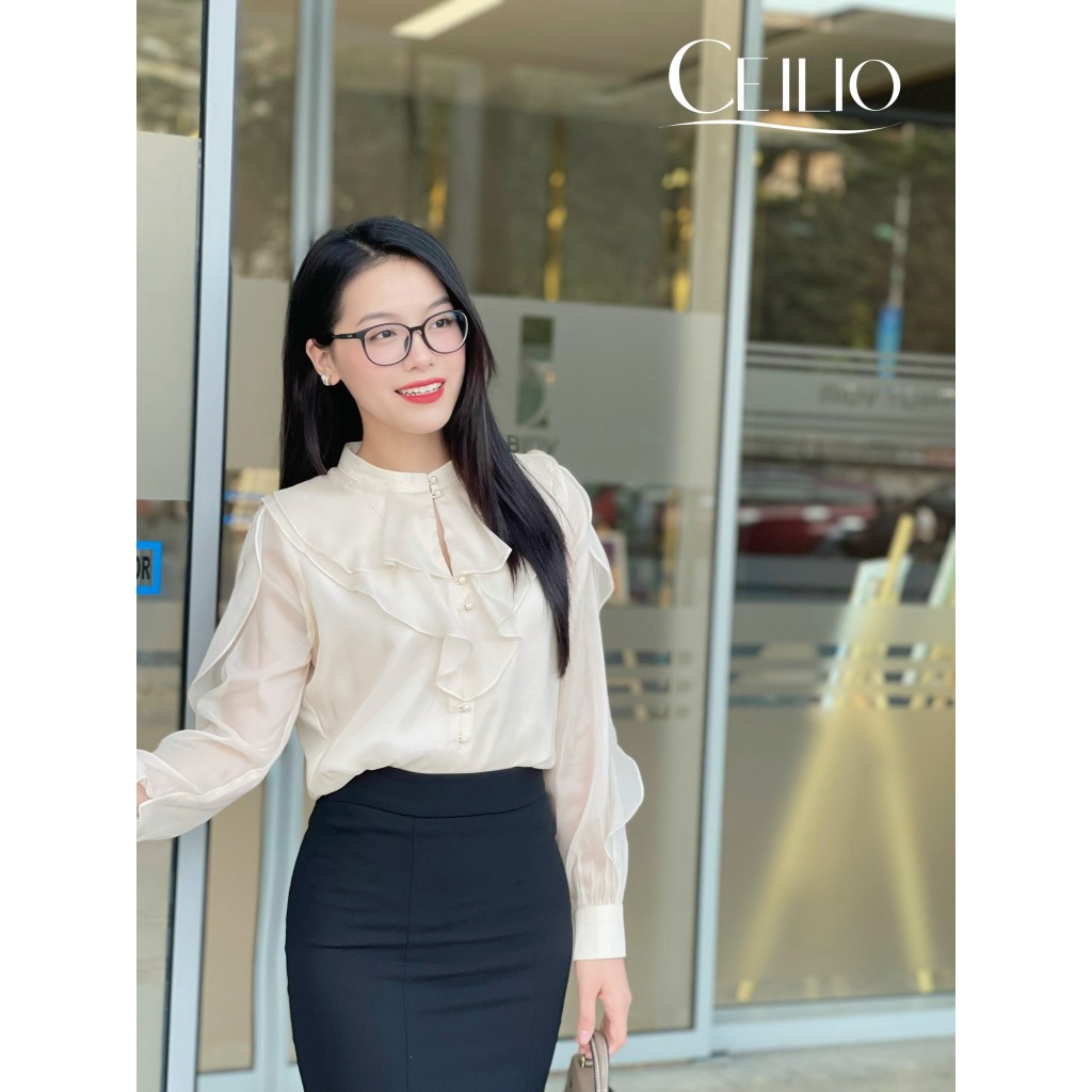 Sơ mi công sở Ceilio - SM229 Sơ mi bờ cổ kép