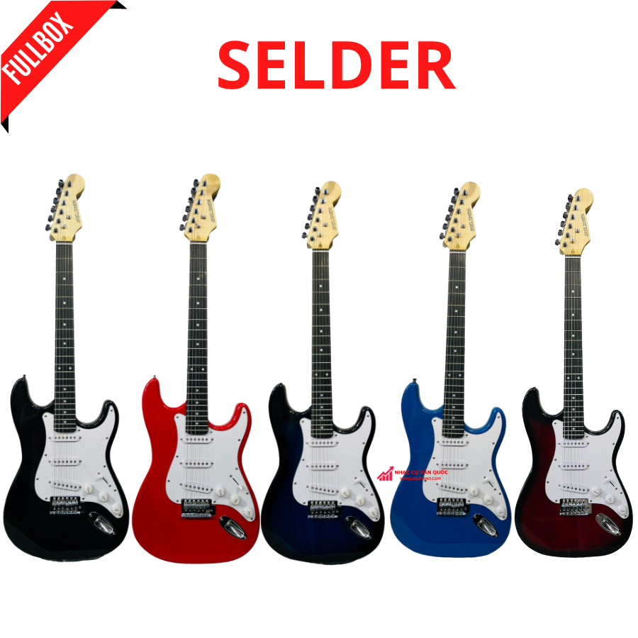 Đàn Guitar Điện Selder Stratocaster Kèm Cần Nhúng + Phụ Kiện
