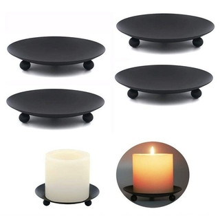 Giá đỡ đế đựng nến thơm Relaxcandle dài 11cm màu đen,vàng phong cách cổ điển