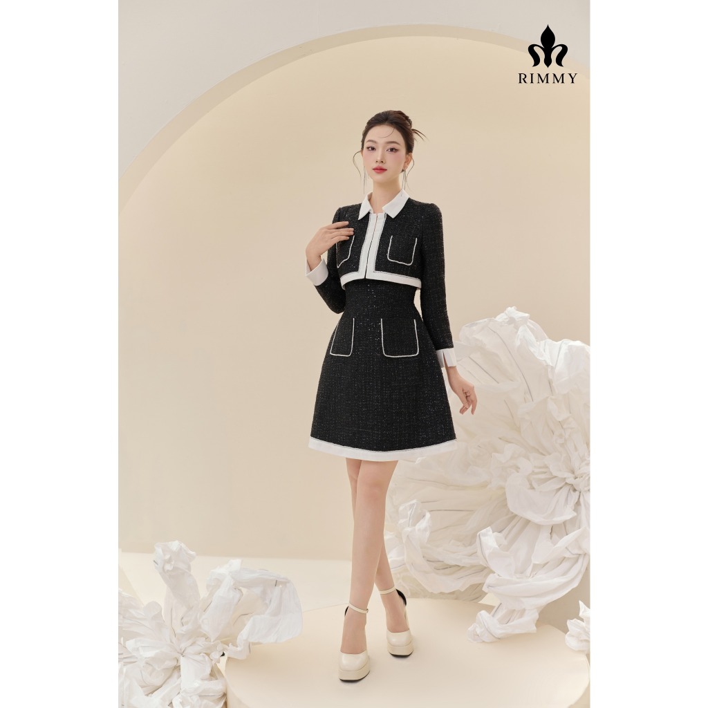 Đầm dạ liền một mảnh tinh tế, tôn dáng Polina Dress by RIMMY