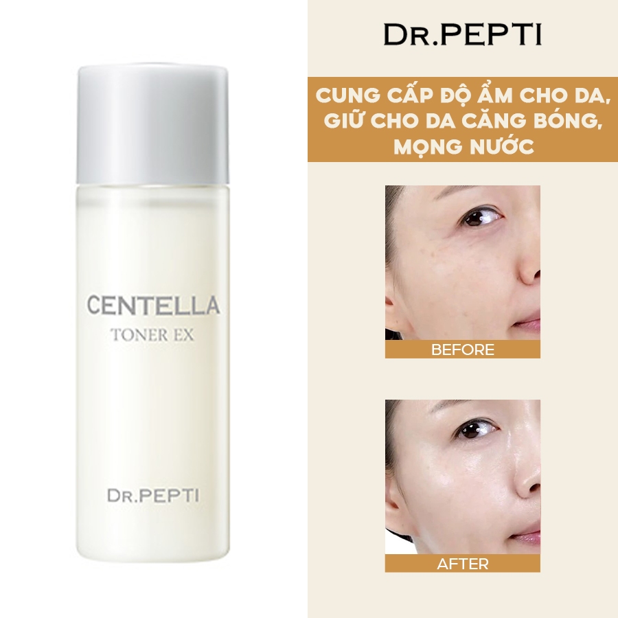 Bộ Sản Phẩm Dưỡng Da Chiết Xuất Rau Má DR.PEPTI CENTELLA TRIAL KIT