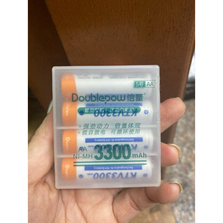 ✨hộp 4 viên pin sạc aa doublepow 3300mah✨
