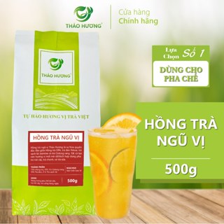 Hồng Trà Ngũ Vị thương hiệu Thảo Hương 500g - Chuyên pha chế Hồng trà long nhãn, Hồng trà trái cây