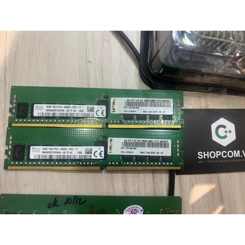 Ram RAM DDR4 ECC REG 8G 16G bus 2133, 2400, 2666, 2933 - Dùng cho WorkStation X99