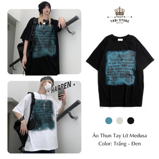 Áo Thun Tay Lỡ Tabi Dáng Rộng Cotton Mịn Uniex - Áo Tee Basic Medusa