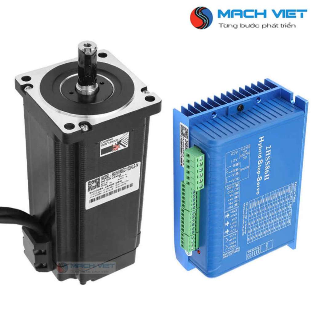 Bộ động cơ Hybrid Servo JMC 12Nm 86J18156EC-1000 và Driver 2HSS86H (kèm cáp)