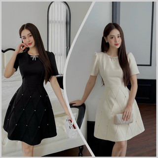 Đầm váy công sở dáng xoè, chất siêu đẹp