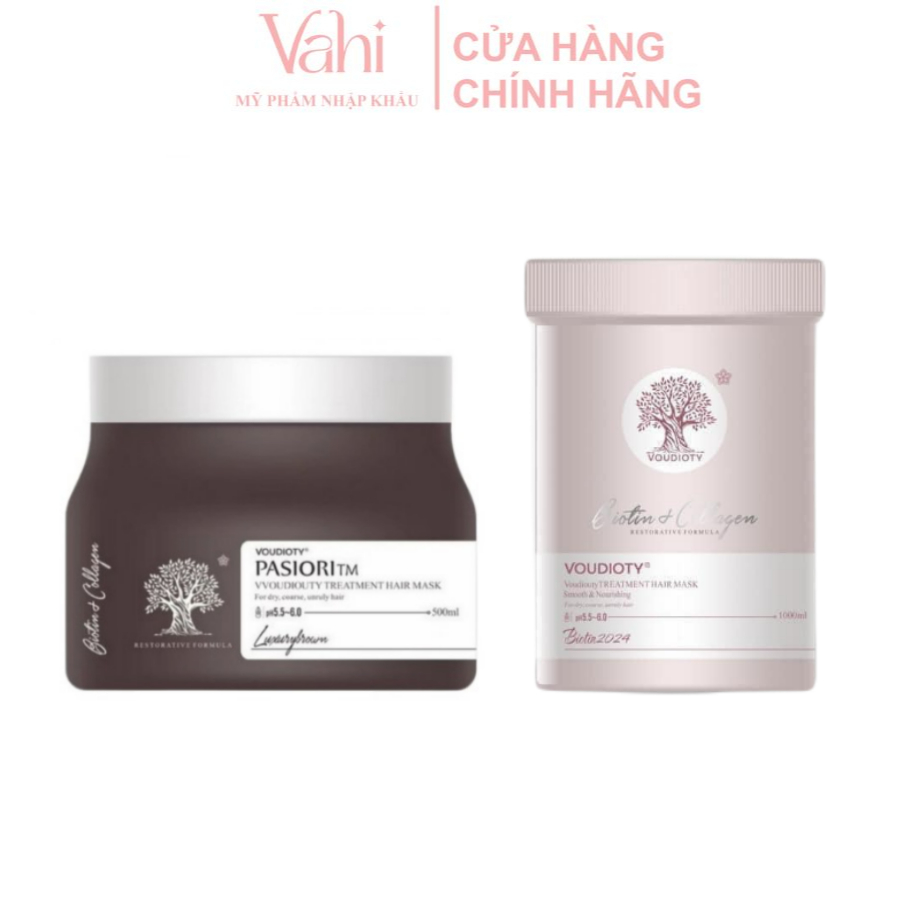 Dầu Hấp Ủ Tóc Biotin & Collagen Pasiori Voudioty Ohesi 500ml