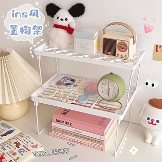 Kệ để bàn, kệ decor bàn học có thể gấp gọn-KT12,13